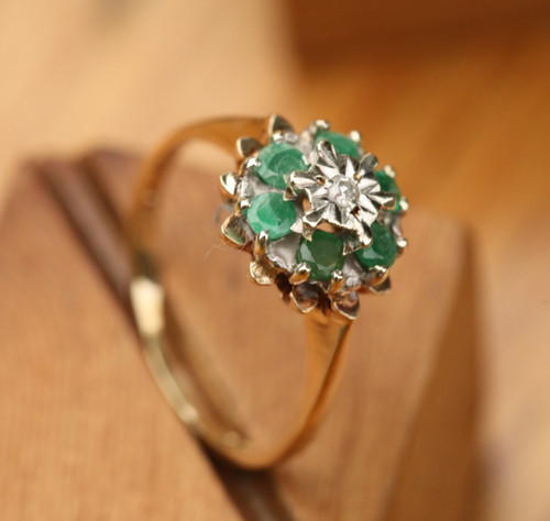 Ring Emeralds & Diamond