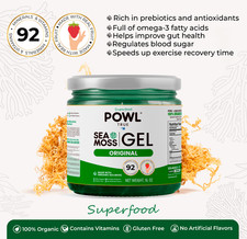 Organic Sea Moss Gel - Wildcrafted Irish Natural Superfood with Fruit Flavor