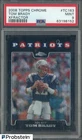 2008 Topps Chrome XFractor #TC163 Tom Brady Patriots PSA 9 MINT