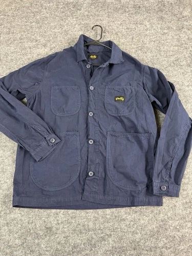 Stan Ray Coverall Jacket Mens XS Small Barn Work Coat Button Up Shirt Twill N87 video thumbnail