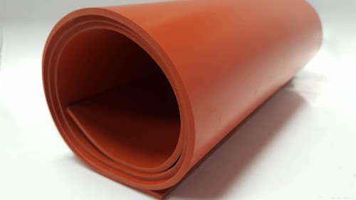 Silicone Rubber Sheet Solid  1/32" Thick  x 36" wide x 5 ft Long High Temp Mat - Afbeelding 2 van 9
