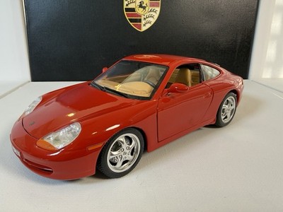  Burago PORSCHE 911 Carrera 996.1 1996 RED MADE IN ITALY 1:18 LOOSE VINTAGE 