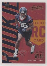 2018 Panini Absolute Rookie Spectrum Orange 10/65 Jester Weah #144 1u6