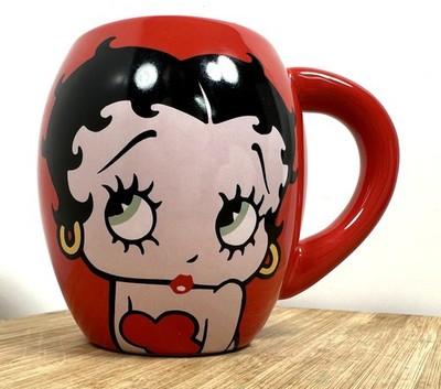 Betty Boop Collectible 18 Ounce Head Barrel Red Coffee/Tea Mug