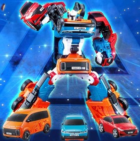TOBOT TRITAN X Y Z  Integration Transforming Robot Cars Figure Toy NEW