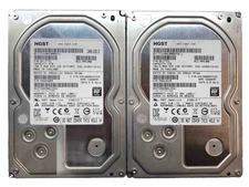 LOT OF 2 | HGST P/N 0F17731 | 3TB @ 7.2K | 6Gb/s SATA 3.5" HDD | HUS724030ALE641