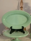Vtg Fire King Jadeite Restaurant Ware 9 1/2 X 6 Oval Platter VGVC