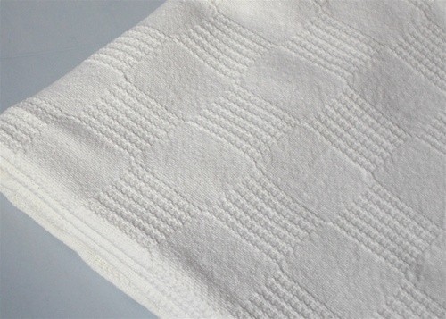 Textile Topia-Hospital Thermal Blanket Snag Free | 100% Cotton | Twin 66" x 96" - Picture 3 of 3