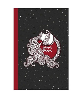 Aquarius: Hardcover Notebook Zodiac Gift for Aquarians, Hand, Inspiration On