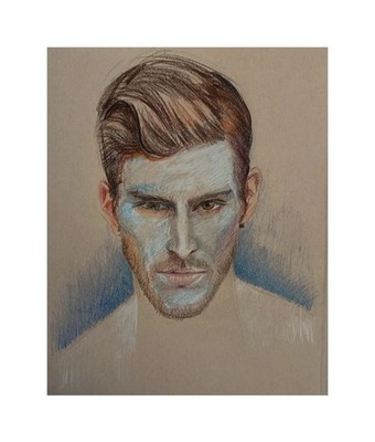 Portrait in blau