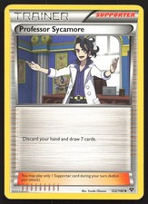 Professor Sycamore XY Base Set 122/146 Uncommon XY Pokemon TCG Card LP