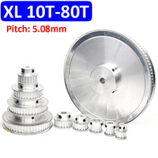XL 10T-80T Timing Belt Pulley Synchronous Wheel Sprocket For 10mm Width Belt