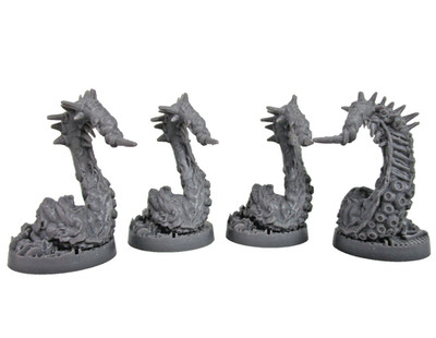 NEMESIS: LOckdown 4x CHYTRID STINKHORN Minis Alt Sculpt #2 NEW!!