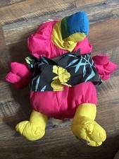 Vintage 1987 Fisher Price Puffalump Wild Things Pink Toucan Plush Toy With Shirt