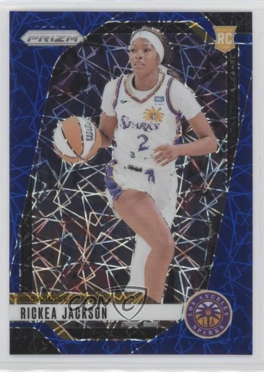 2024 Panini Prizm WNBA Blue Velocity Prizm Rickea Jackson #60 Rookie RC 12g7
