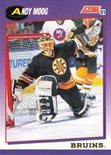 Andy Moog 1991-92 Score American #90 Boston Bruins