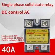 Single-phase DC controlled AC DC-AC SSR solid state relay YHD2440A 240VAC 40A