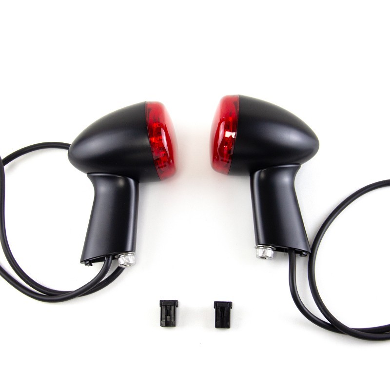 Rear Turn Signals LED Red Light Fit For Harley Sportster XL 883 1200 1992-2022