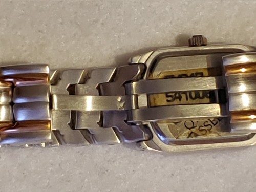 Women's ELGIN Quartz Gold & Silver Tone Pink Dial EM347-Works Good-New Battery - Picture 7 of 11