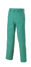1- GREEN Flame Resistant Welding Heat Protection Cotton Safety Work Pants 44X30