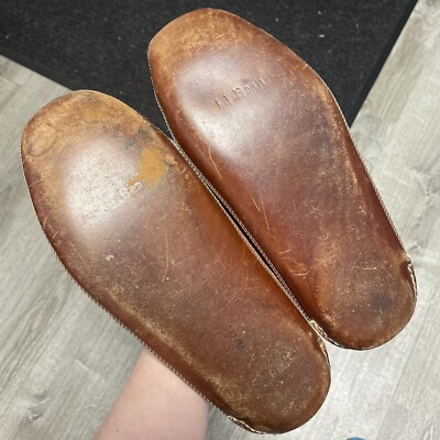 L.L. Bean Double Sole Moccasin Shoes Sz 12 Brown 197690  display picture 2