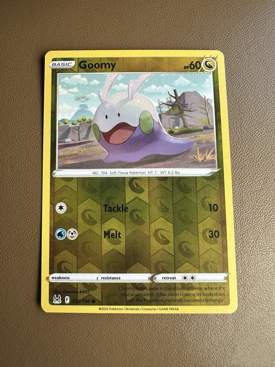 pokemon goomy card evolves-from:goomy  PkmnCards 195/264 / Common Card Type / HP / Stage Goomy 132/196 Lost Origin Reverse