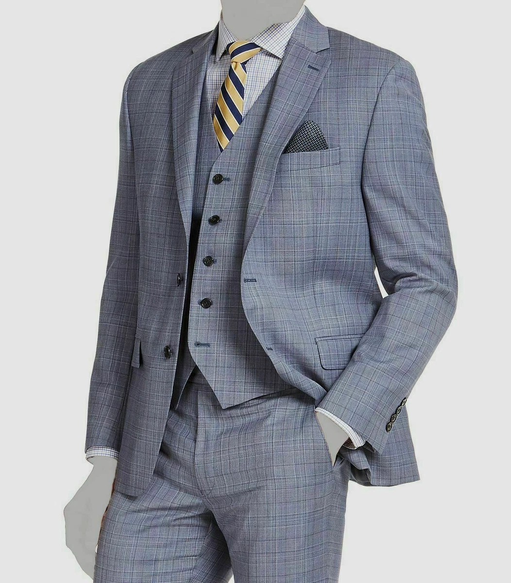 Lauren by ralph lauren blue classic fit suit cheap