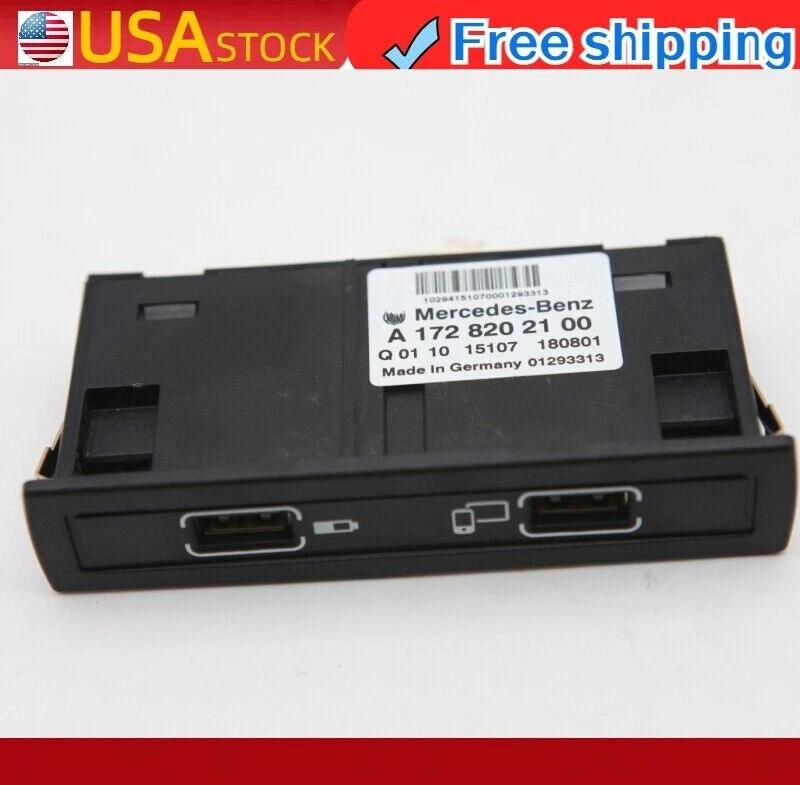 A1728202100 Multimedia Box Usb for Mercedes-Benz 166GL ML 218 156 176 White plug - Image 2 of 4