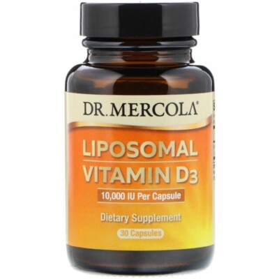 Dr Mercola Liposomal Vitamin D3 10 000 IU 30 caps