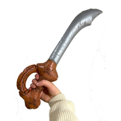 Aufblasbares Cutlass Piraten Schwert Kostüm Halloween Kostüm Requisite Zubehör