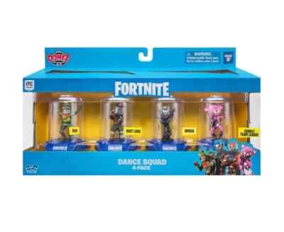 Domez Fortnite Dance Squad 4-Pack - Rex, Rust Lord, Omega, & Cuddle Team Leader