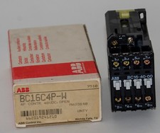 ABB BC16C4P-W CONTACTOR, 4-P N/O, 48VDC COIL