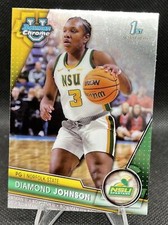 2023-24 Bowman University Chrome 22 Diamond Johnson Norfolk State Basketball