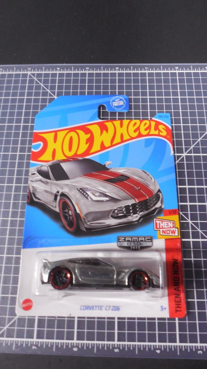2023 Hot Wheels ~ Then and Now ~ Corvette C7 Z06 ~ ZAMAC ~ 010 | eBay