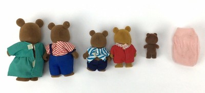 calico critters brown bear family