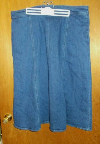  Lange Damen-Jeans Denim Koret schlitzfrei mit Taschenrock bescheidene Größe 18 W EUC - Bild 1 von 6