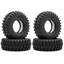 1.0 Crawler Tires Soft and Sticky with Dual Stage Foam 1.0 RC Tires for SCX24