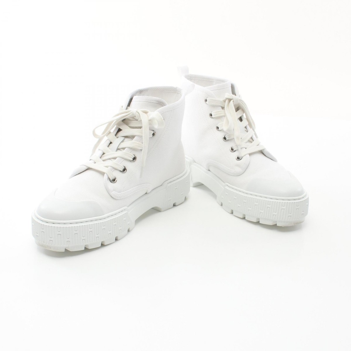 【洗練されたデザイン】HERMES★Bottines Itineraire HERMES Itineraire high top short boots shoes #38 H241177Z