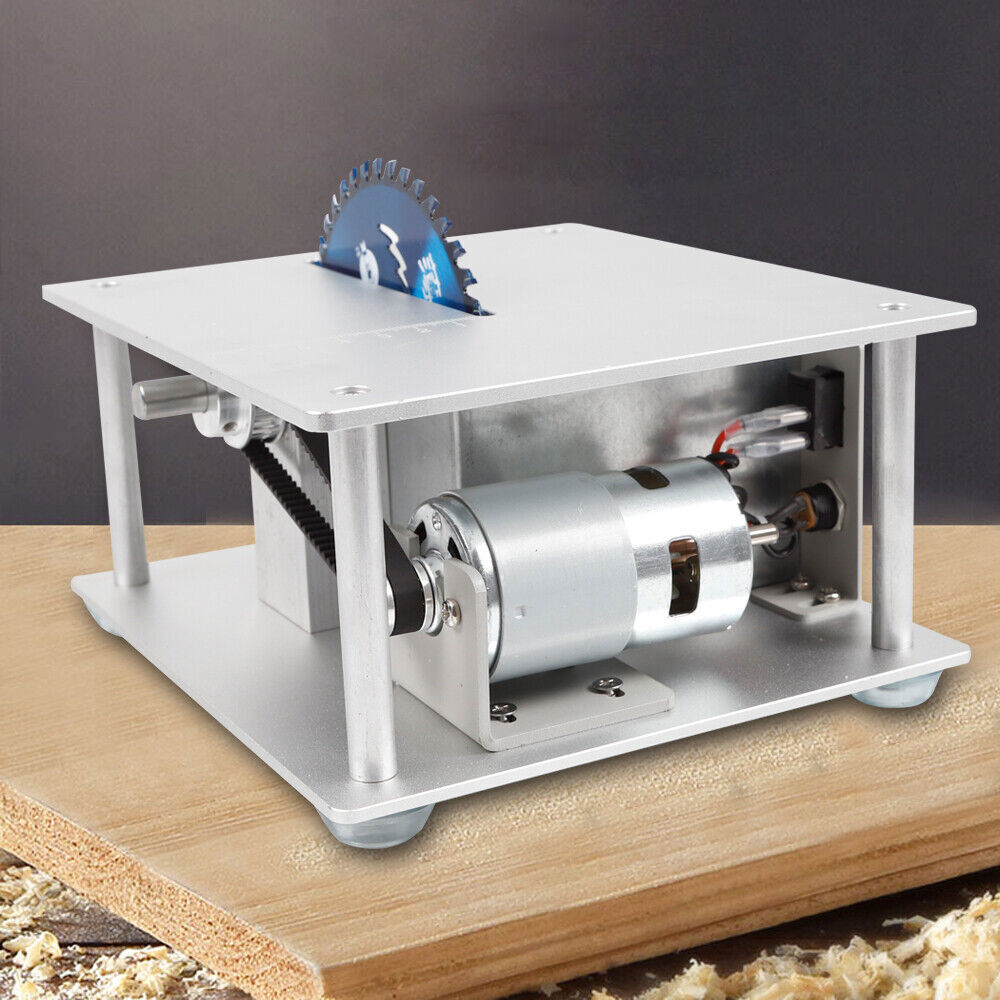 Small DIY Woodworking Precision Electric Bench Saw Cutting Tool Mini