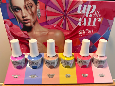 Harmony Gelish UP IN THE AIR Summer 2024 Collection Gel polish 6Pcs +DISPLAY