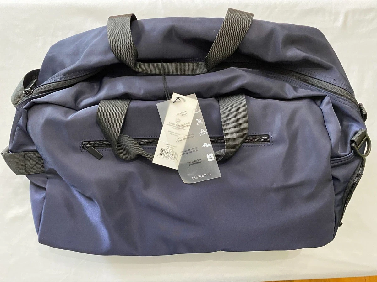BUGATTI DUF5058BS-NAVY POLYESTER CONVERTIBLE DUFFLE BAG BACKPACK BOND STREET  | eBay