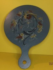 Rosemaling Norwegian Hand Painted Art Cutting Board Paddle Wall hanging