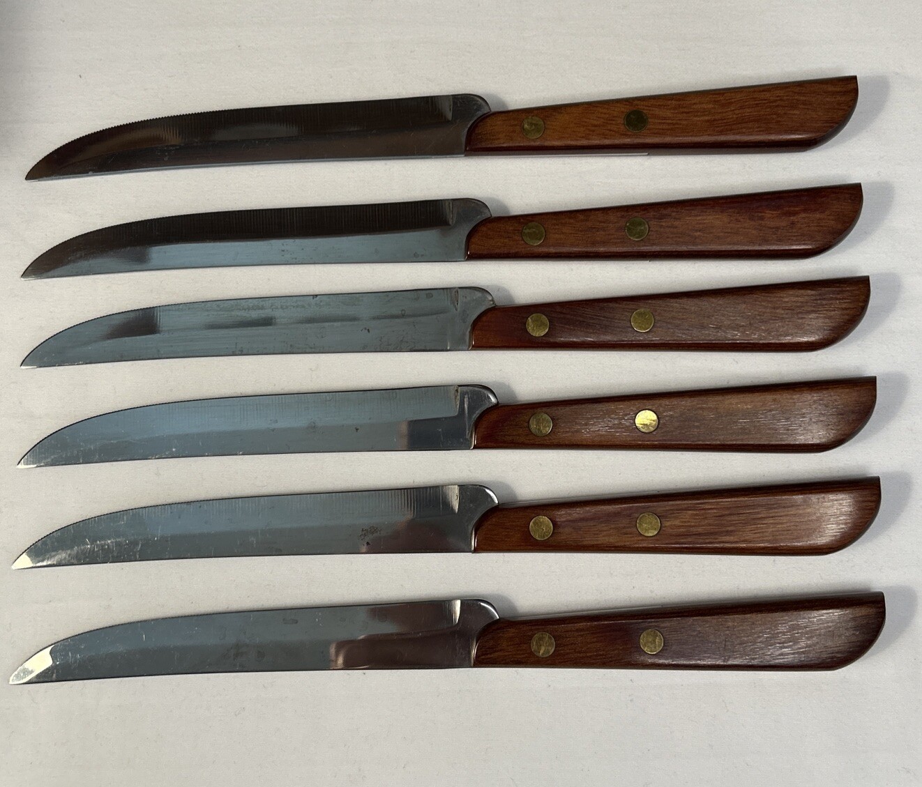 Vintage Town & Country By Washington Forge 6-Piece Steak Knife Set, USA