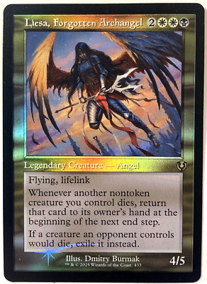 MTG Liesa, Forgotten Archangel RETRO FRAME FOIL Innistrad Remastered 433 NM