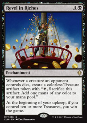MTG REVEL IN RICHES FOIL EXC - CELEBREARE THE WEALTH - XLN - MAGIC