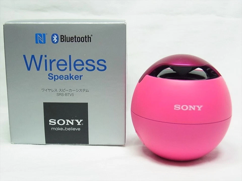Haut-parleur portable sans fil Sony SRS-BTV5 rose vif Bluetooth NFC #99 - Photo 1/4