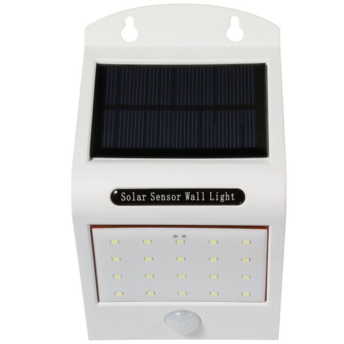 Solar Waterproof Motion Sensor Wall Light CDS LED IP65 Outdoor Yard Garden Lamp - Picture 2 of 11