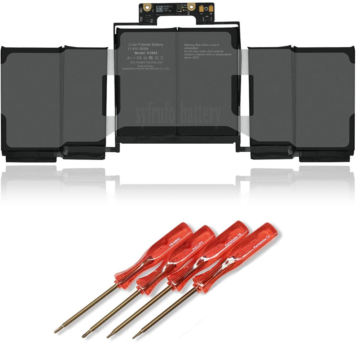 A1964 Battery for Apple Macbook Pro 13 inch A1989 A1964 Mid 2018 