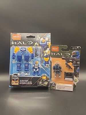 New Mega Construx HALO  SKYFIRE EXOSUIT GLB73 Pro Builder W/ Spartan Mark VII