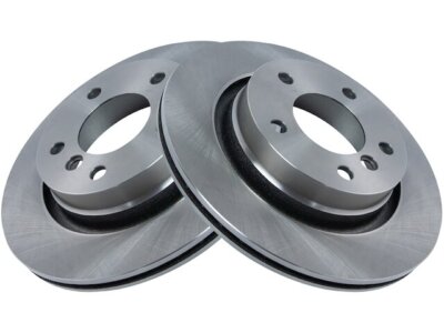 TRQ 37FS25G Rear Brake Rotor Set Fits 2001-2006 BMW 325Ci